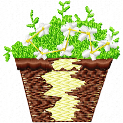 Flowers Embroidery Design 5